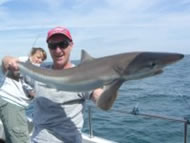 Tope fishing in the Bristol Channel