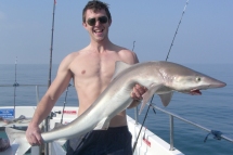 Tope fishing in the Bristol Channel