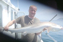 Tope fishing in the Bristol Channel