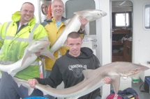 Tope fishing in the Bristol Channel