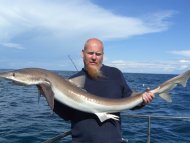 Tope fishing in the Bristol Channel