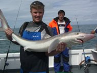 Tope fishing in the Bristol Channel